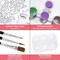 16 Pack Girls Night Sip and Paint Kit - Pre Drawn Canvas with Easels (8" X 10")
